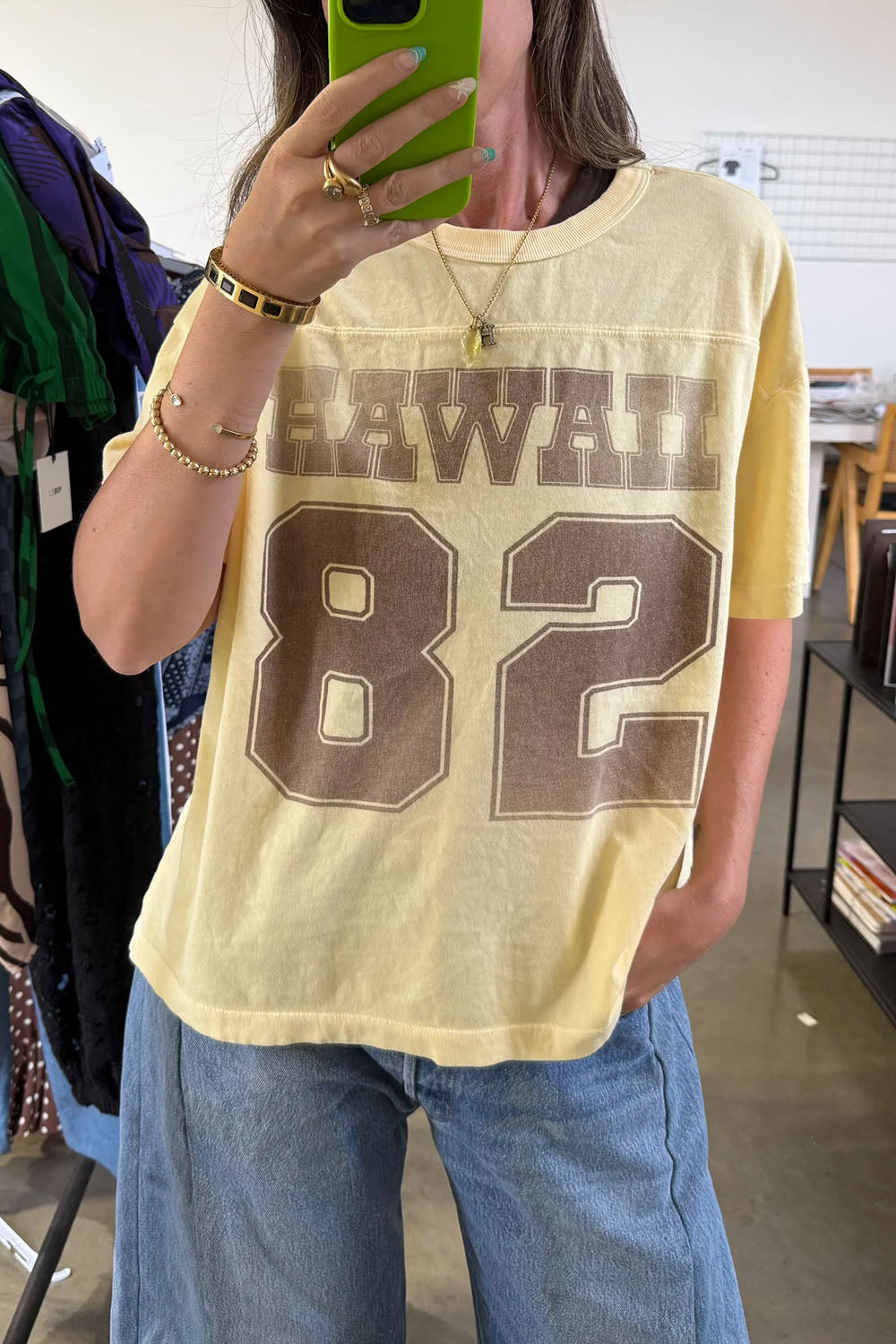 Vintage for Peoples Hawai'i 82 Tee in Butter Kukui