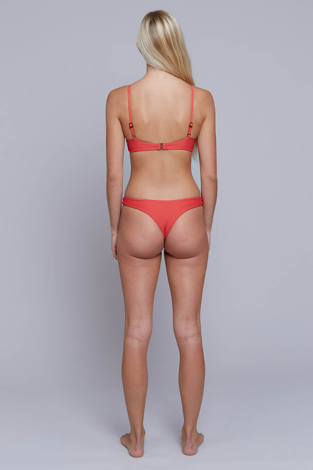 ACACIA Pre-Fall 2026 Ho'okipa Dual Ribbed Bottom in Pomegranate