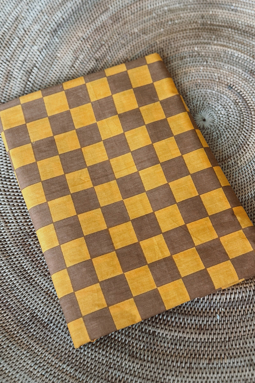 Olympia Etal Wyeth Sarong in Mango Check- Last One