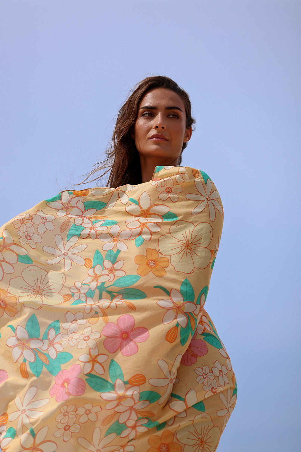 Kailua Blooms Organic Cotton Pareo