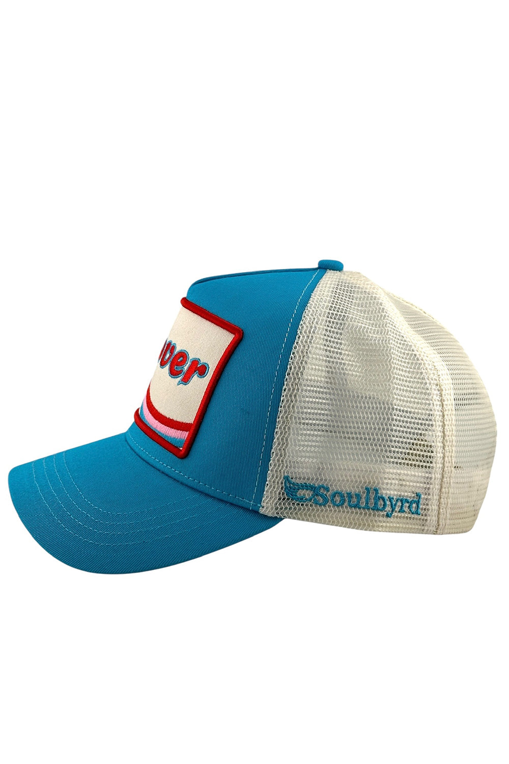 Soulbyrd Lover Trucker Hat in Turquoise