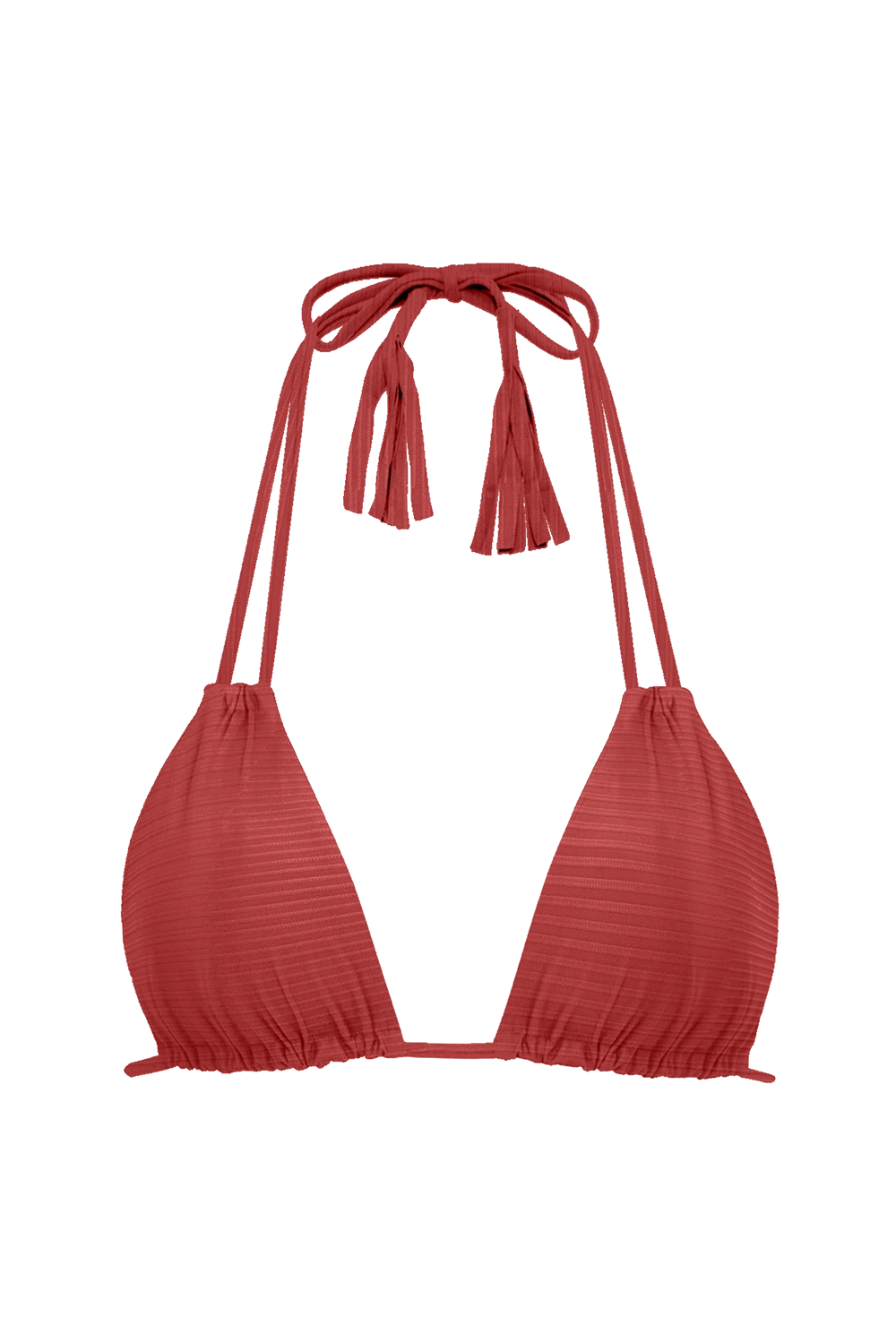 ACACIA Pre-Fall 2026 Cannons Dual Ribbed Top in Pomegranate