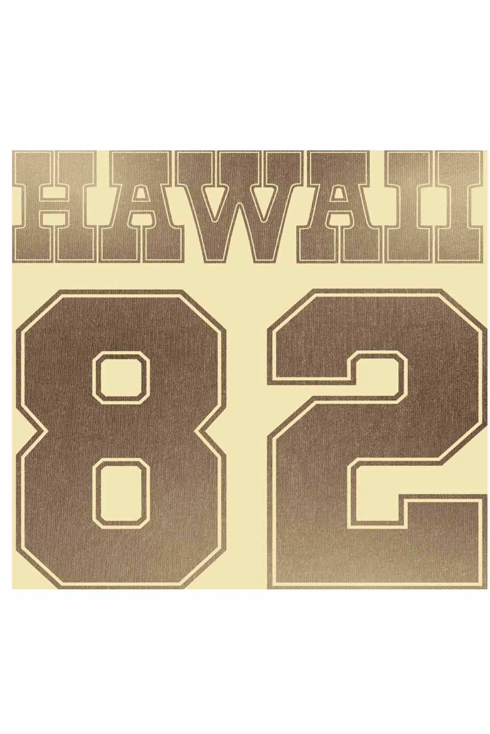 Vintage for Peoples Hawai'i 82 Tee in Butter Kukui