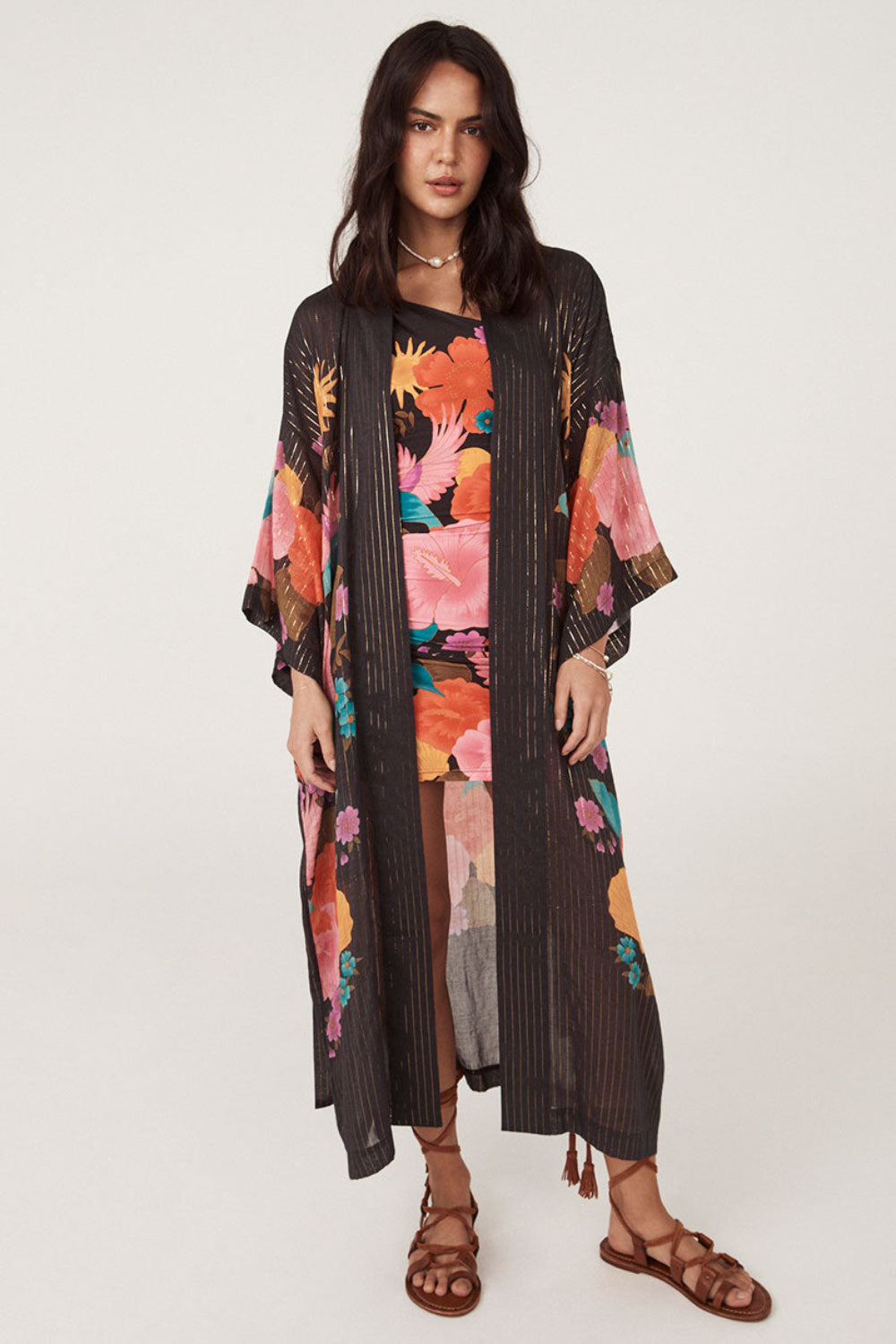 SPELL Beach Bar Robe in After Dark