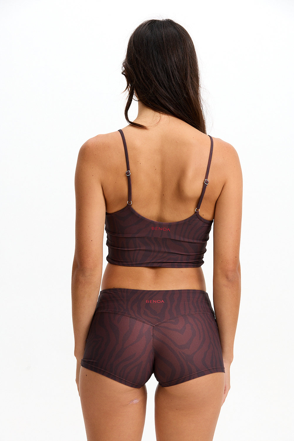 Benoa Active Tank in Chocolate Zebra- Last One