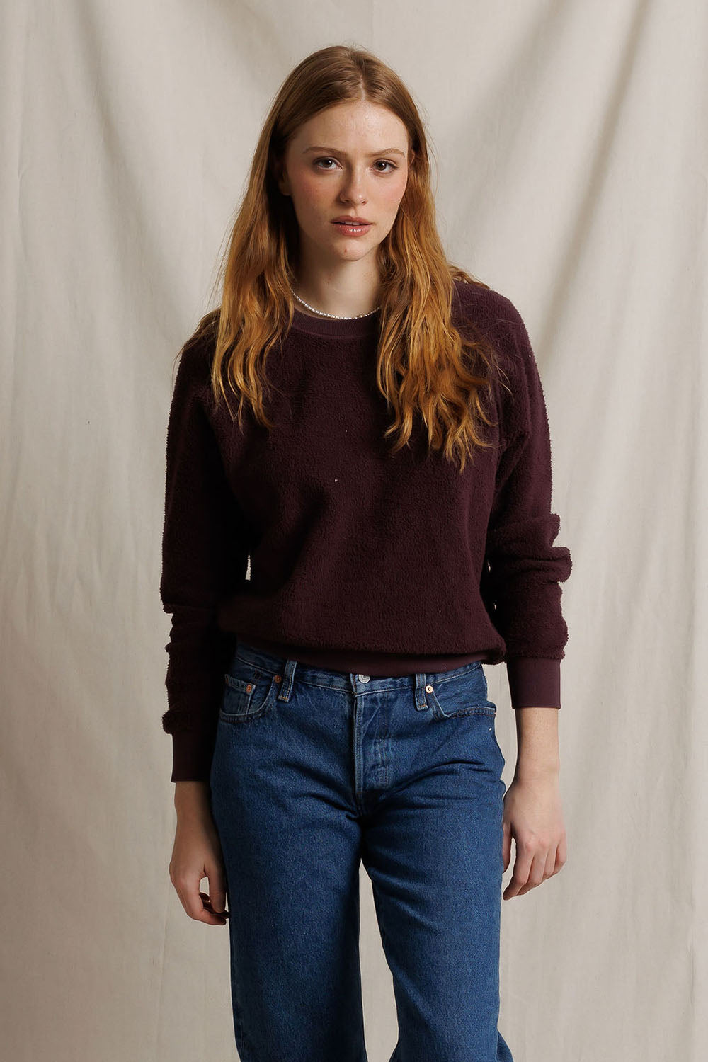 Ziggy Sweatshirt in Cherry Lacquer