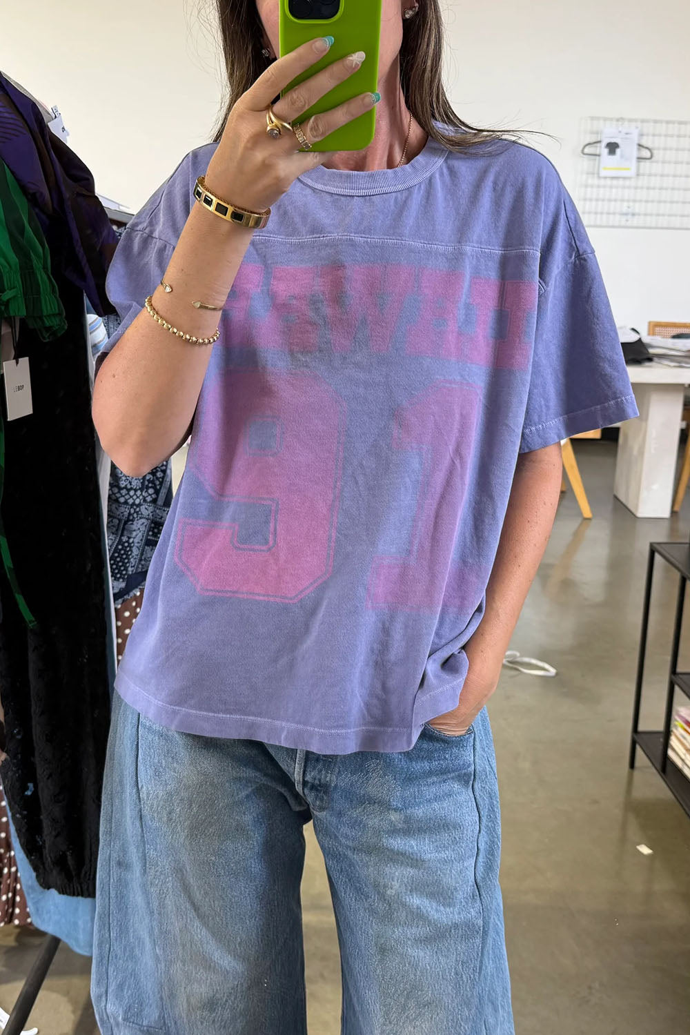 Vintage for Peoples Hawai'i 91 Tee in Waikiki Purple