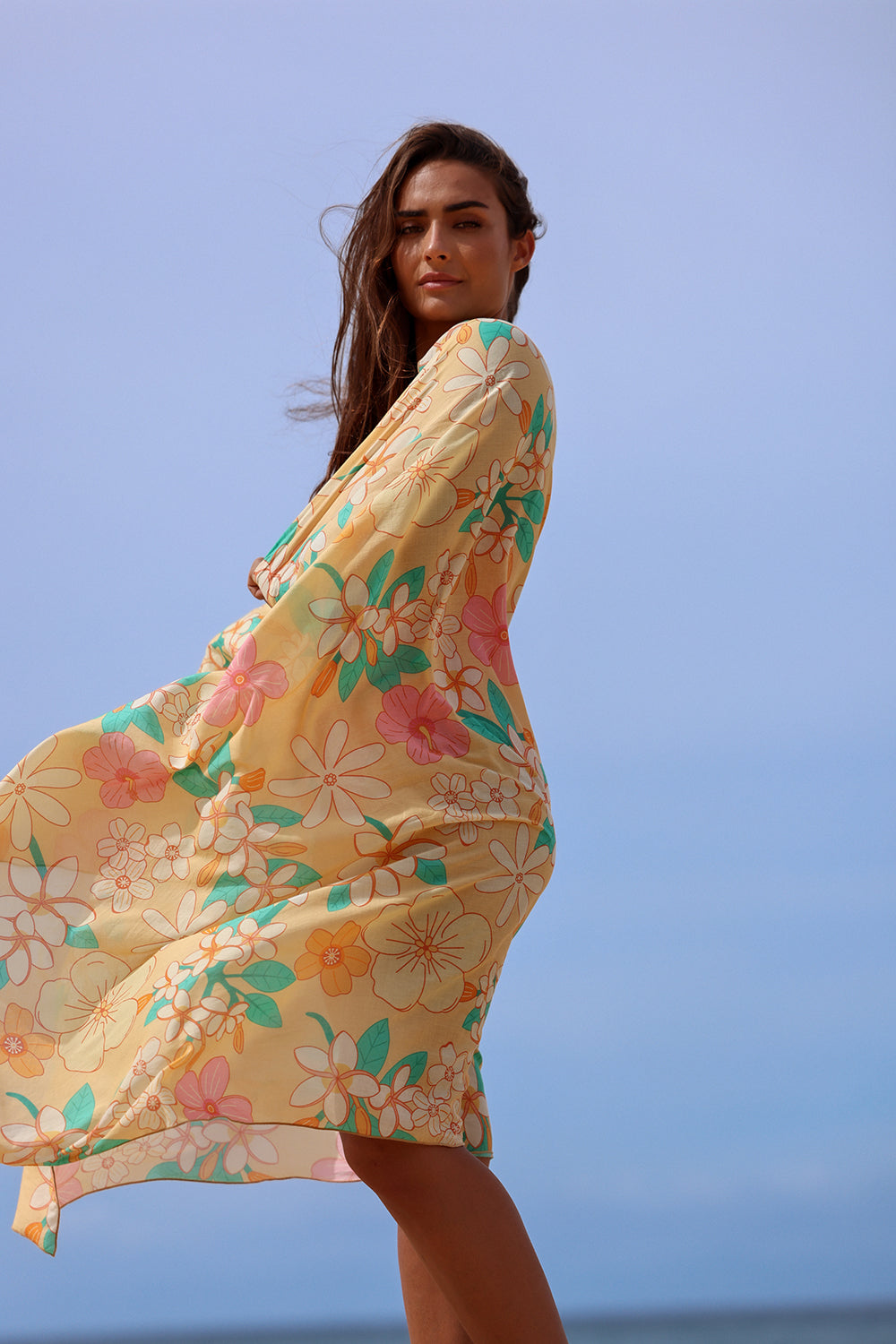 Kailua Blooms Organic Cotton Pareo