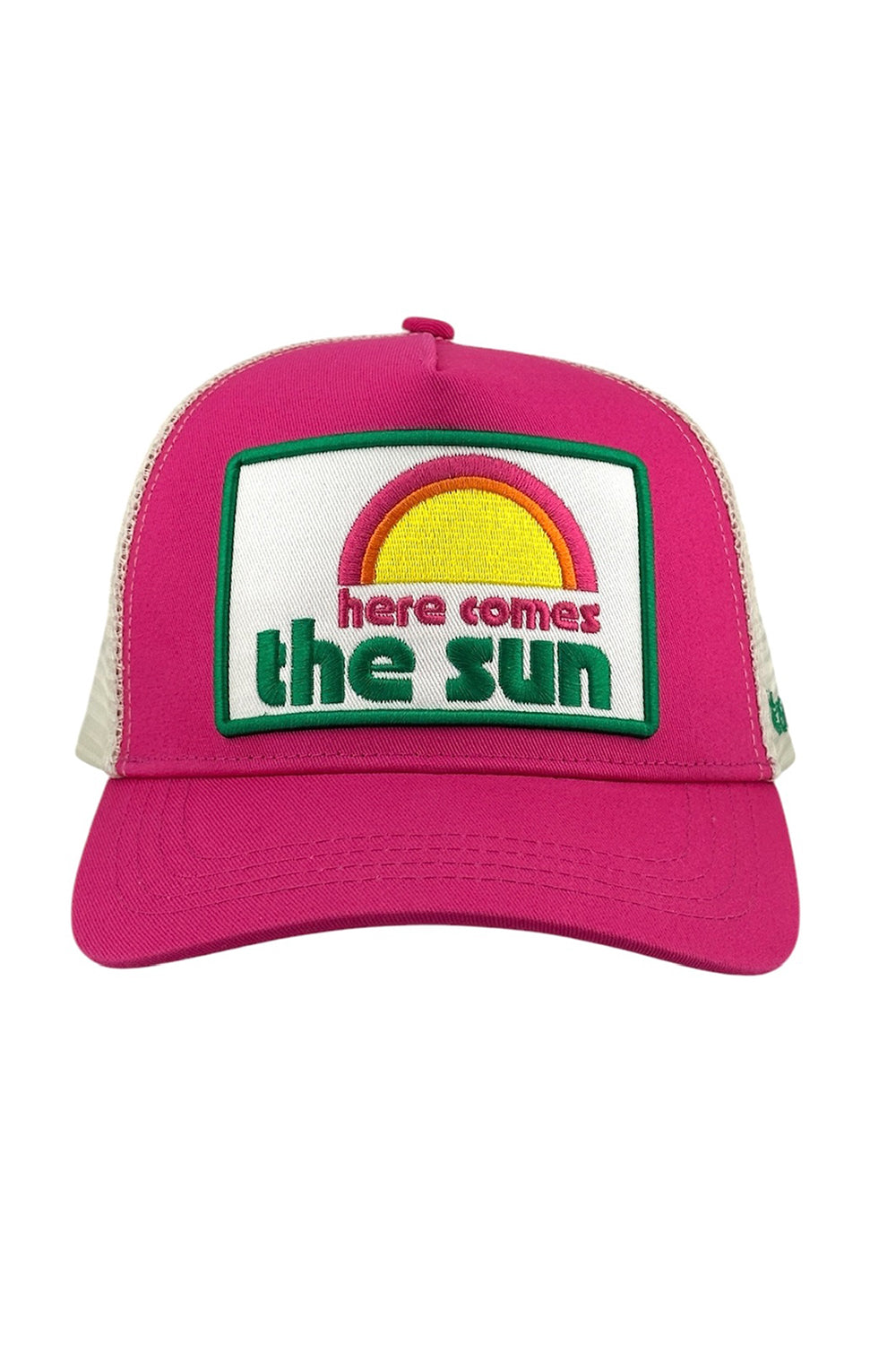 Soulbyrd Here Comes the Sun Trucker Hat in Pink