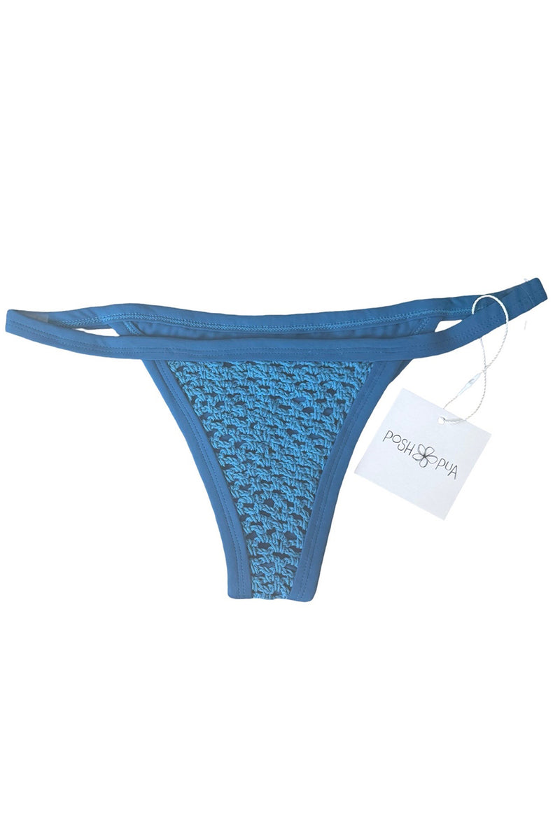 Posh Pua Kainalu Crochet Bottom in Surf – Society Bikini Hawaii