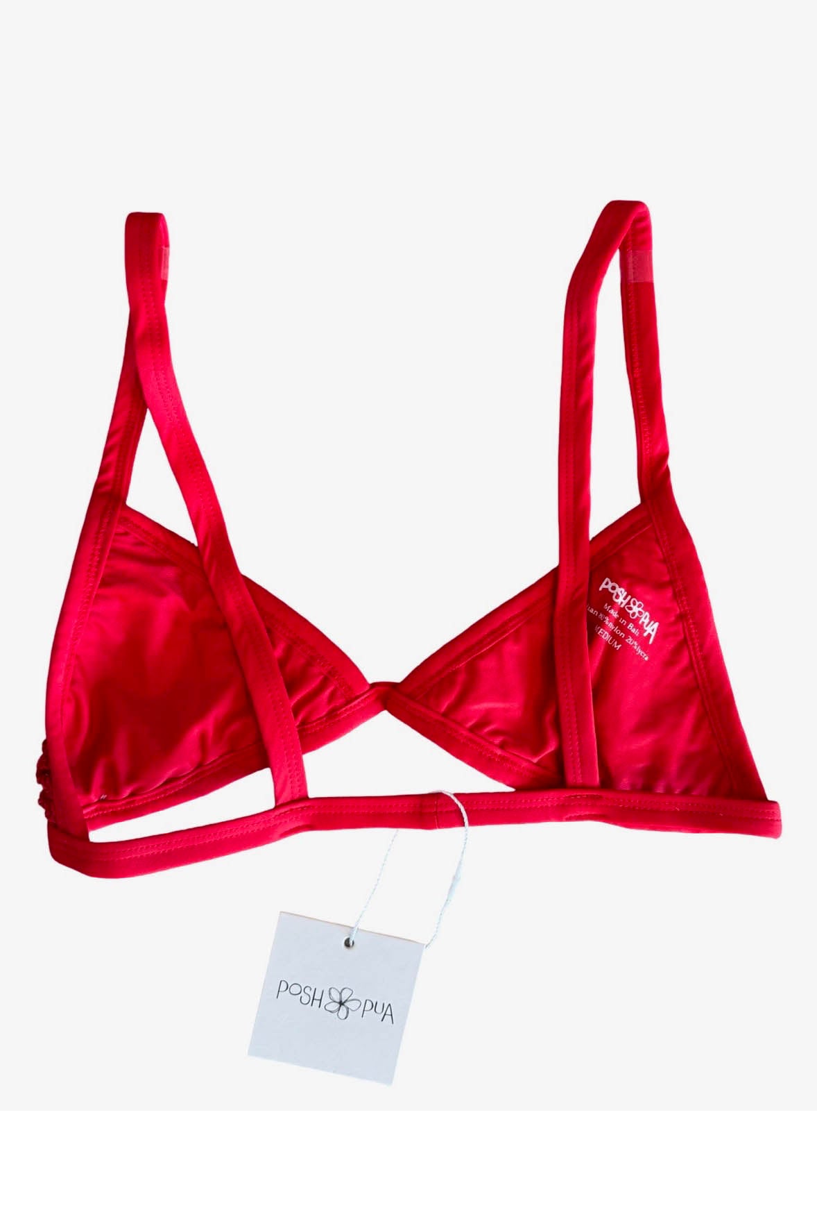 Posh Pua Kainalu Crochet Top in Crimson