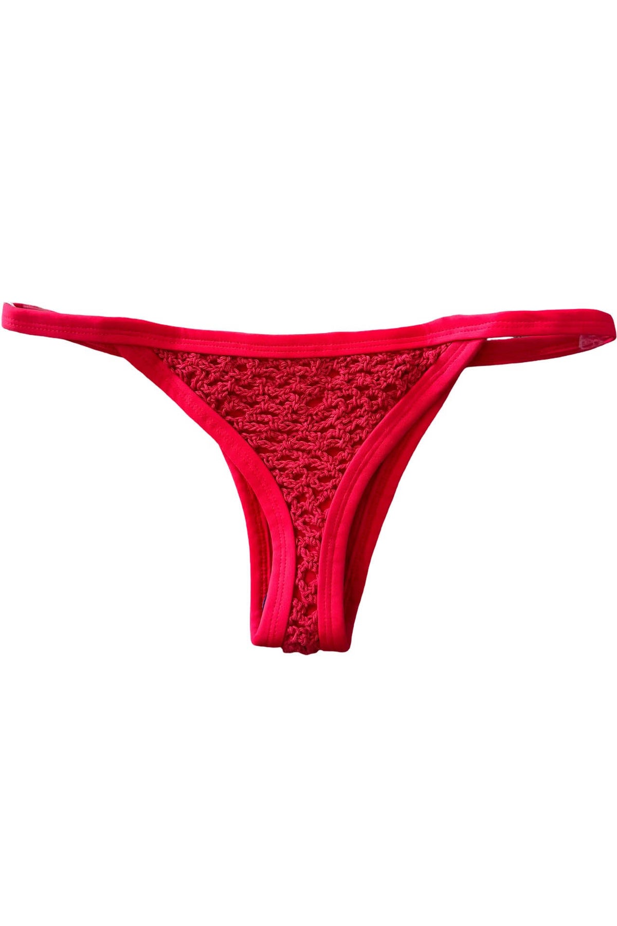 Posh Pua Kainalu Crochet Bottom in Crimson