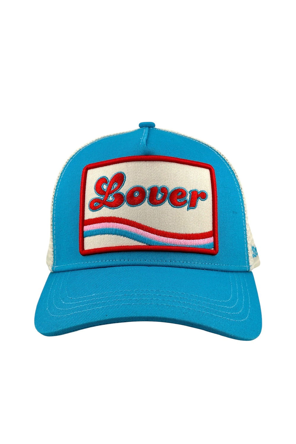 Soulbyrd Lover Trucker Hat in Turquoise