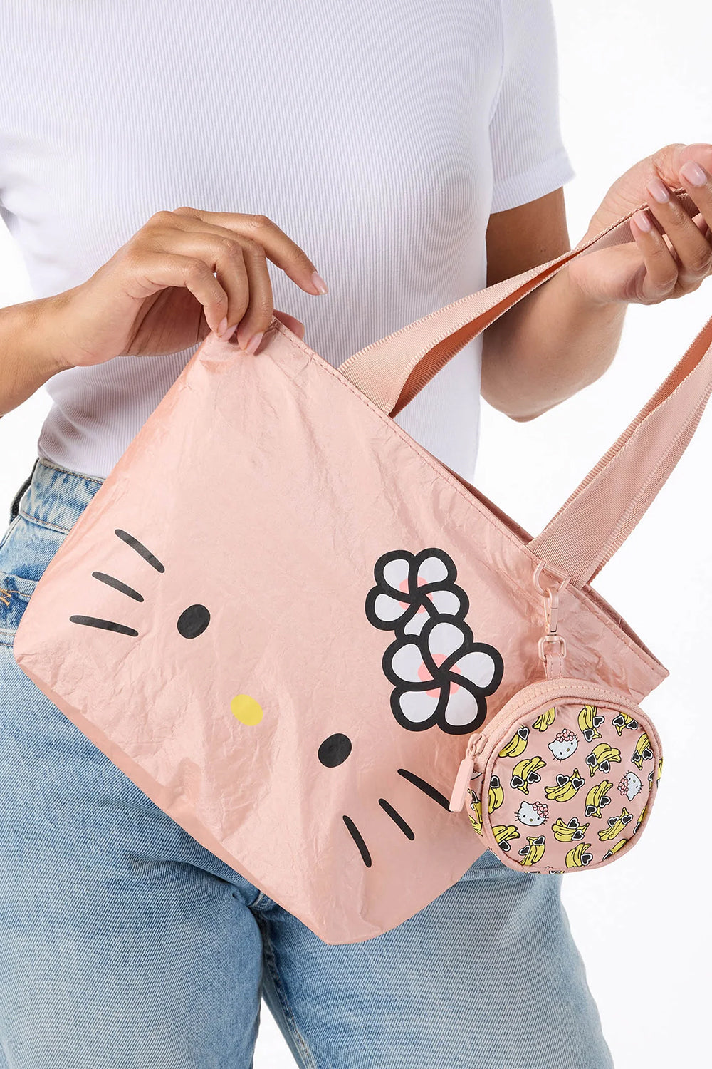 ALOHA Collection HELLO KITTY Kitty Face Mini Tripper in Rosey