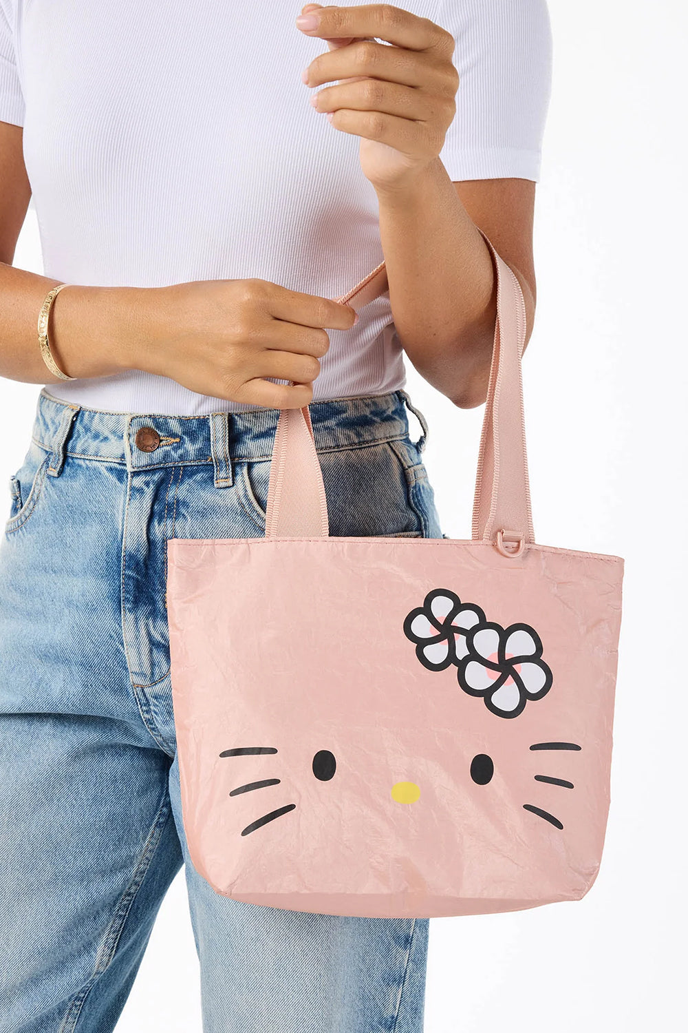 ALOHA Collection HELLO KITTY Kitty Face Mini Tripper in Rosey