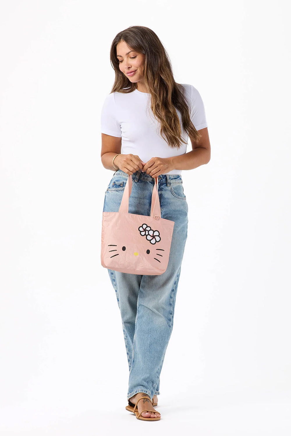 ALOHA Collection HELLO KITTY Kitty Face Mini Tripper in Rosey