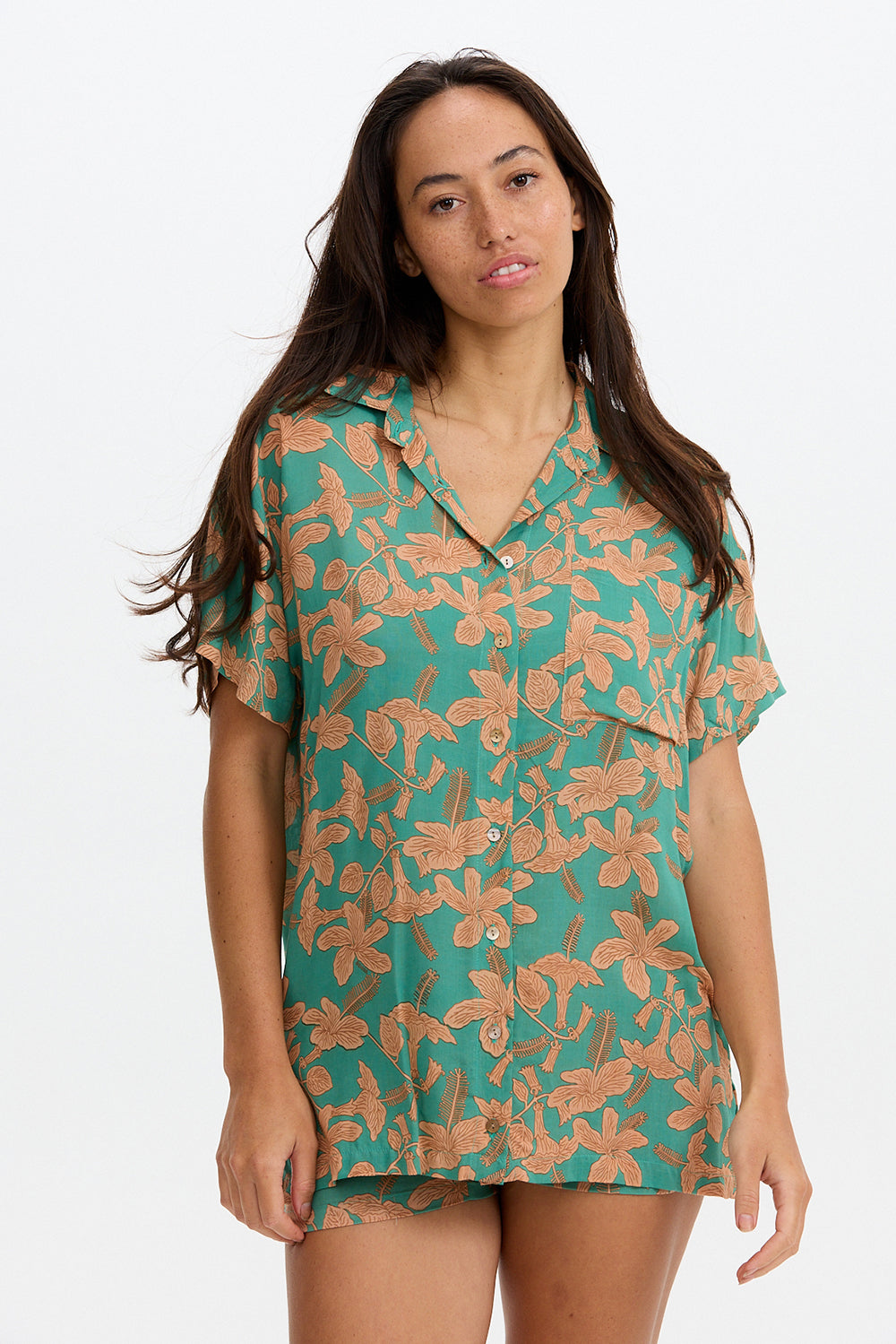 BENOA Aloha Shirt Dress BENOA Aloha Shirt Dress