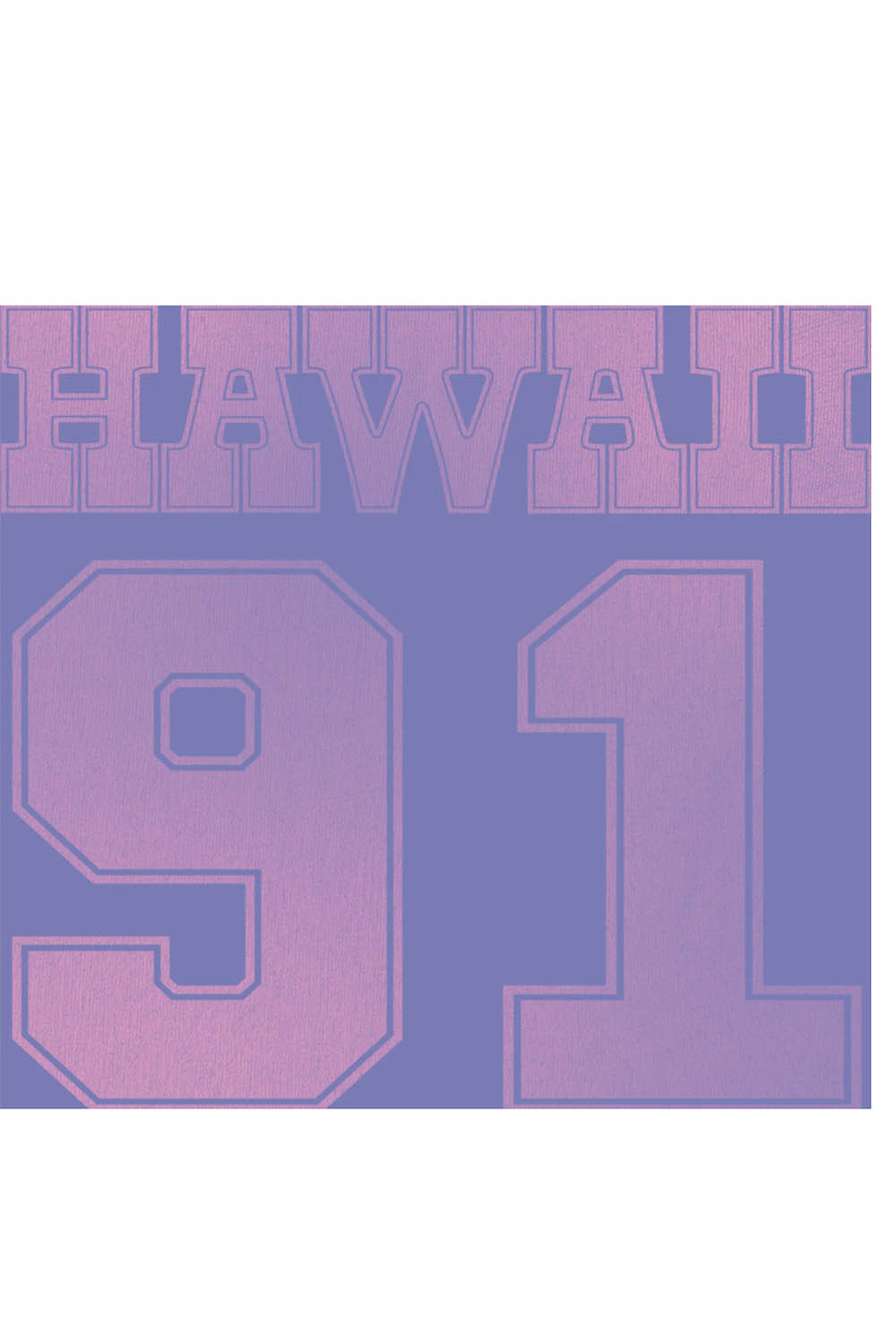 Vintage for Peoples Hawai'i 91 Tee in Waikiki Purple