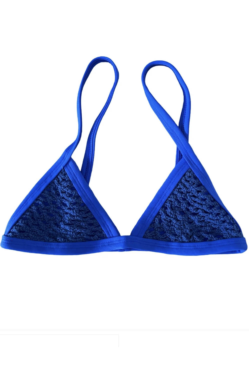 Posh Pua Kainalu Crochet Top in Ultramarine