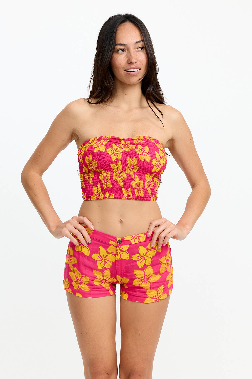Benoa Swim Namika Tube Top in Spring