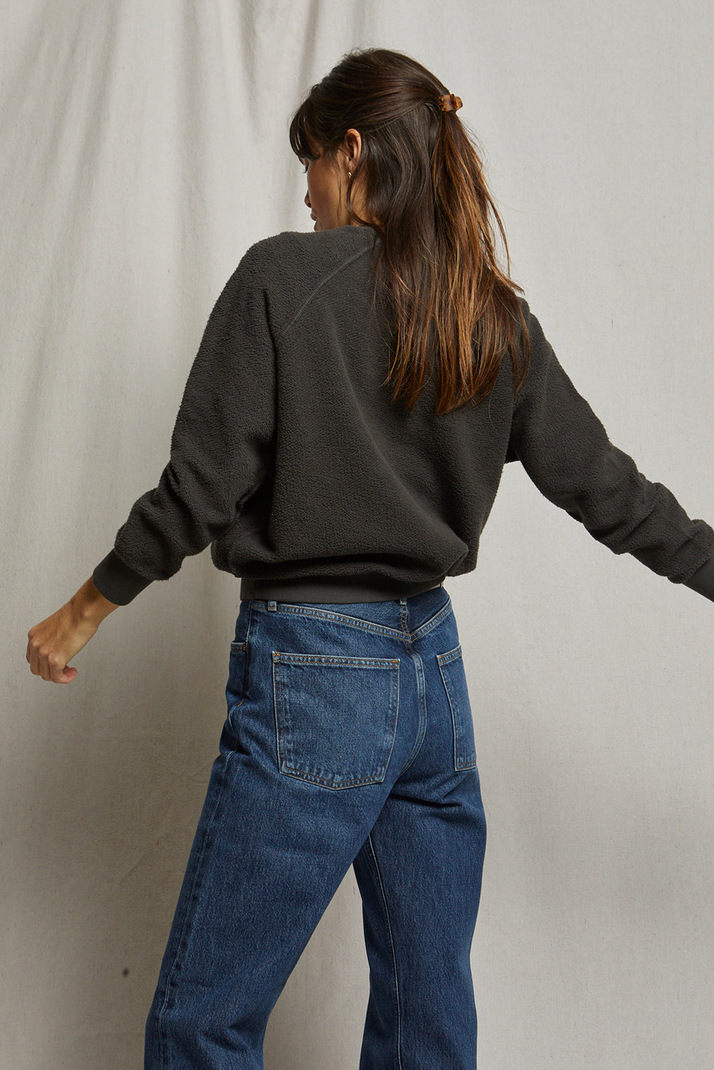 Ziggy Sweatshirt in Vintage Black
