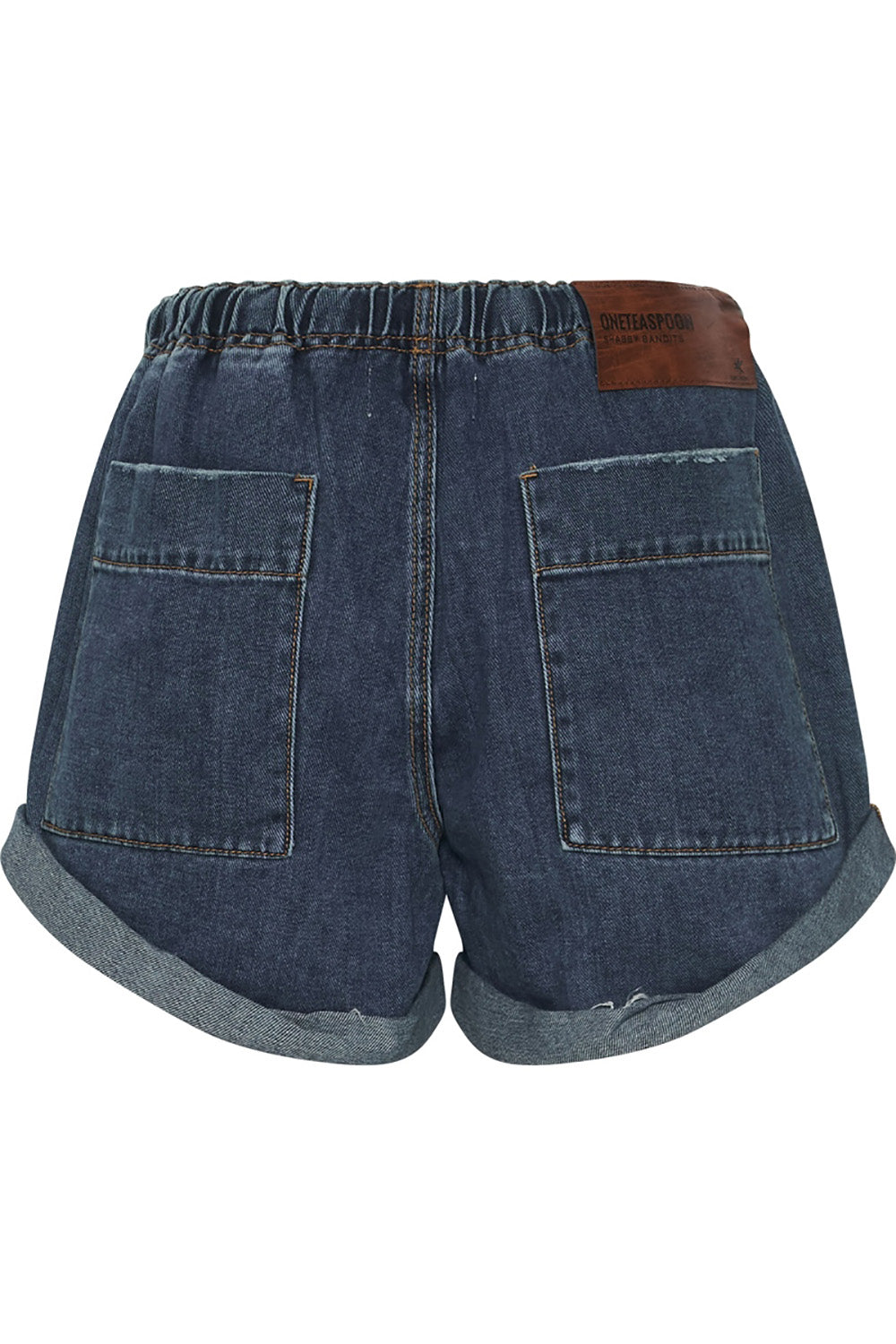 One Teaspoon Shabby Bandit Denim Short in Rodeo Blue- Last One