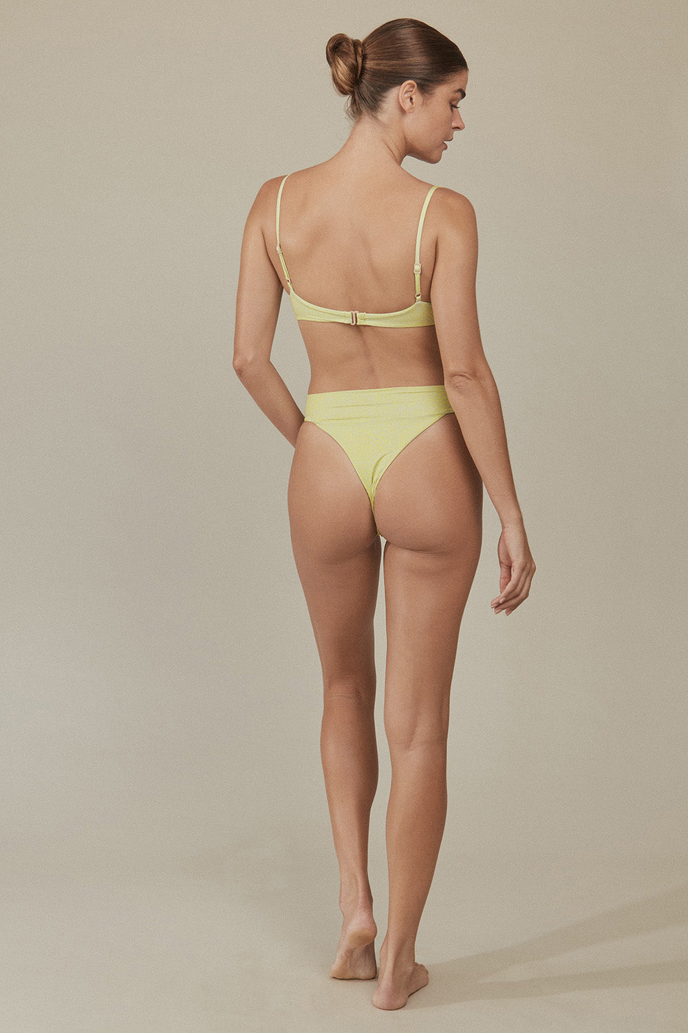 ACACIA Swimwear Mateo Lining Bottom in Pistachio Snake