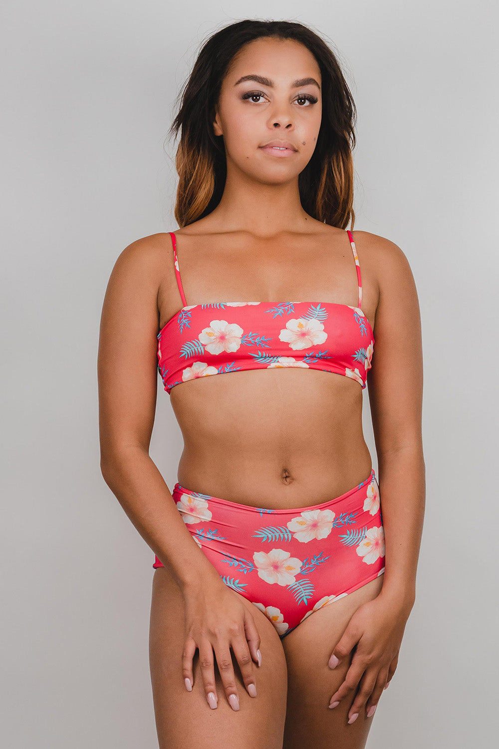 Mai Deluxe MOD Bottom in Paradise – Society Bikini Hawaii